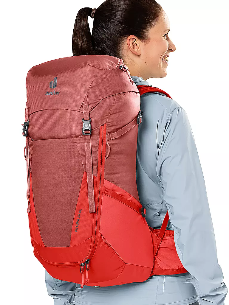 DEUTER | Sac à dos de randonnée pour femmes Futura 24 SL | Rouge