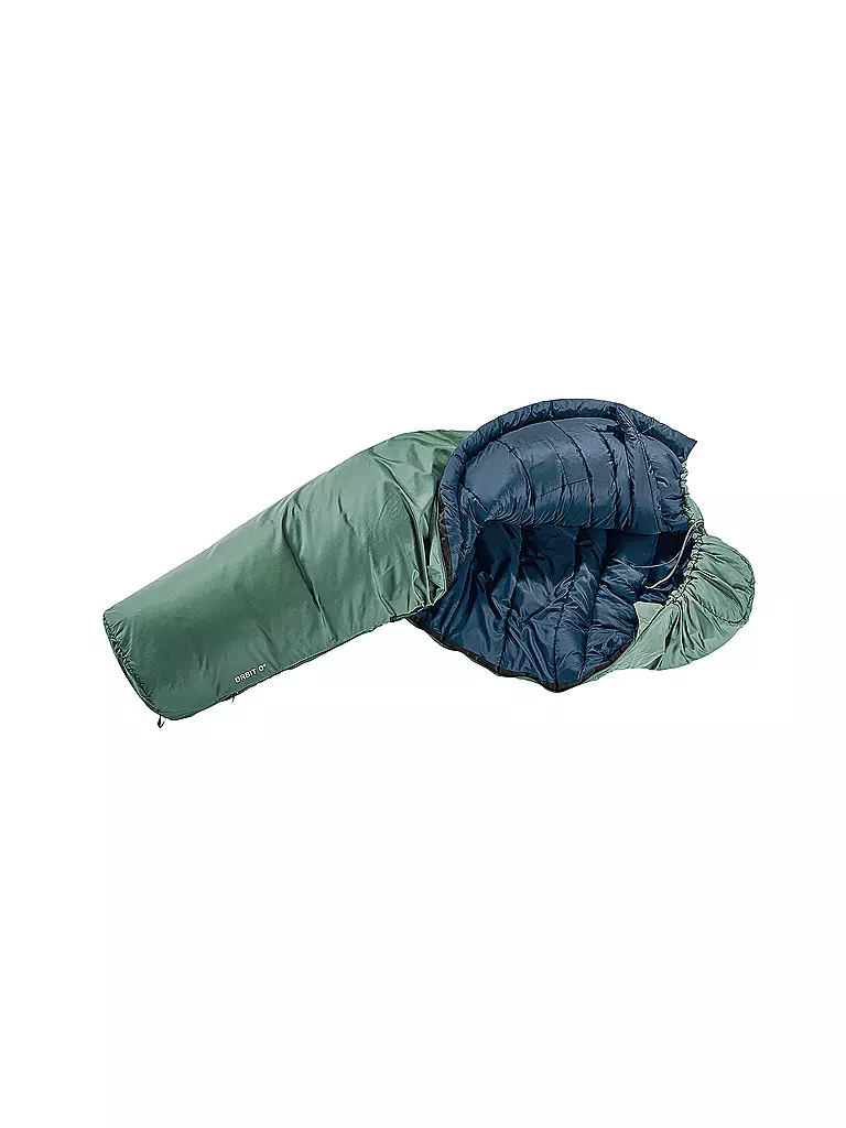 DEUTER | Sac de couchage en fibres synthétiques Orbit 0° | Vert