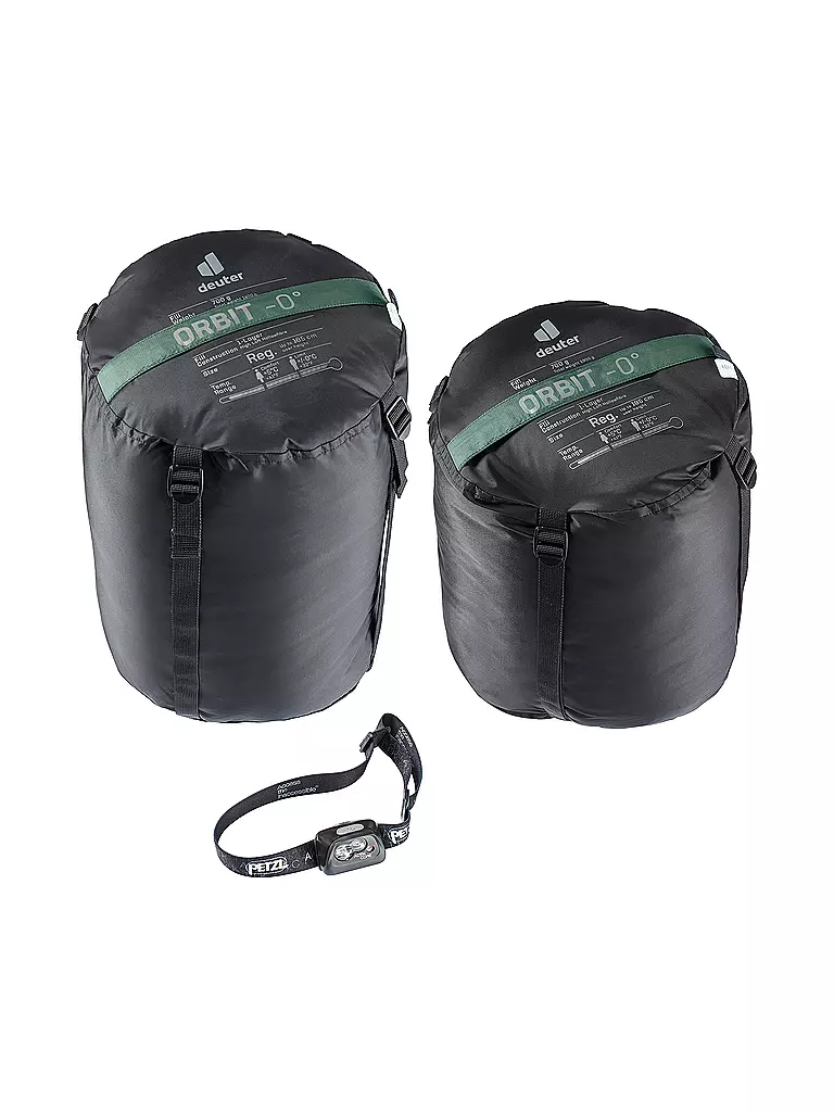 DEUTER | Sac de couchage en fibres synthétiques Orbit 0° | Vert