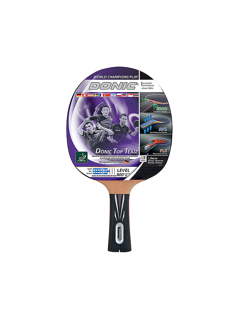 Raquette de tennis de table Top Team 800 gris