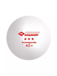 DONIC SCHILDKRÖT | Balle de tennis de table 3 étoiles Avantgarde Poly 40+, 3 pièces BLANC | Blanc