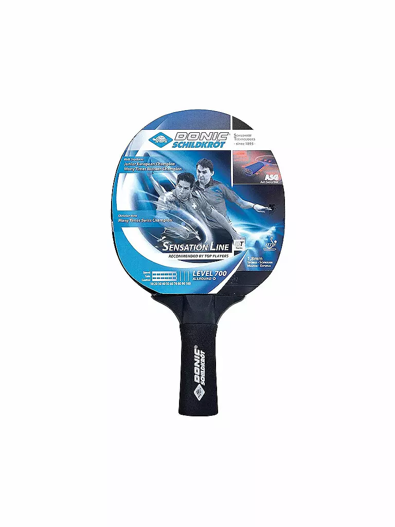 DONIC SCHILDKRÖT | Raquette de tennis de table Sensation 700 | Bleu
