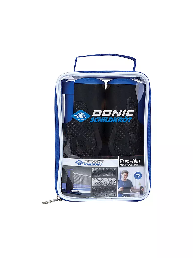 DONIC SCHILDKRÖT | Set de filet de tennis de table Flexnet | Noir