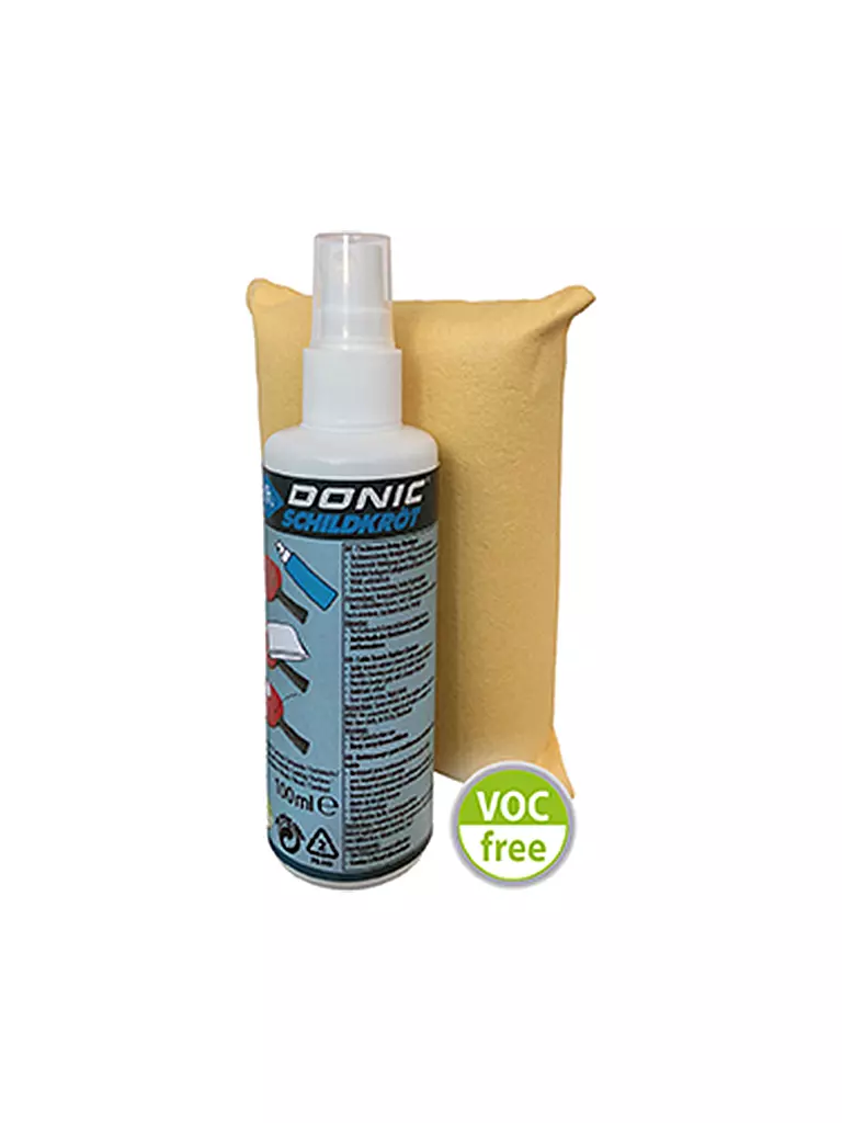 DONIC SCHILDKRÖT | Set de nettoyage pour revêtements de tennis de table | Blanc