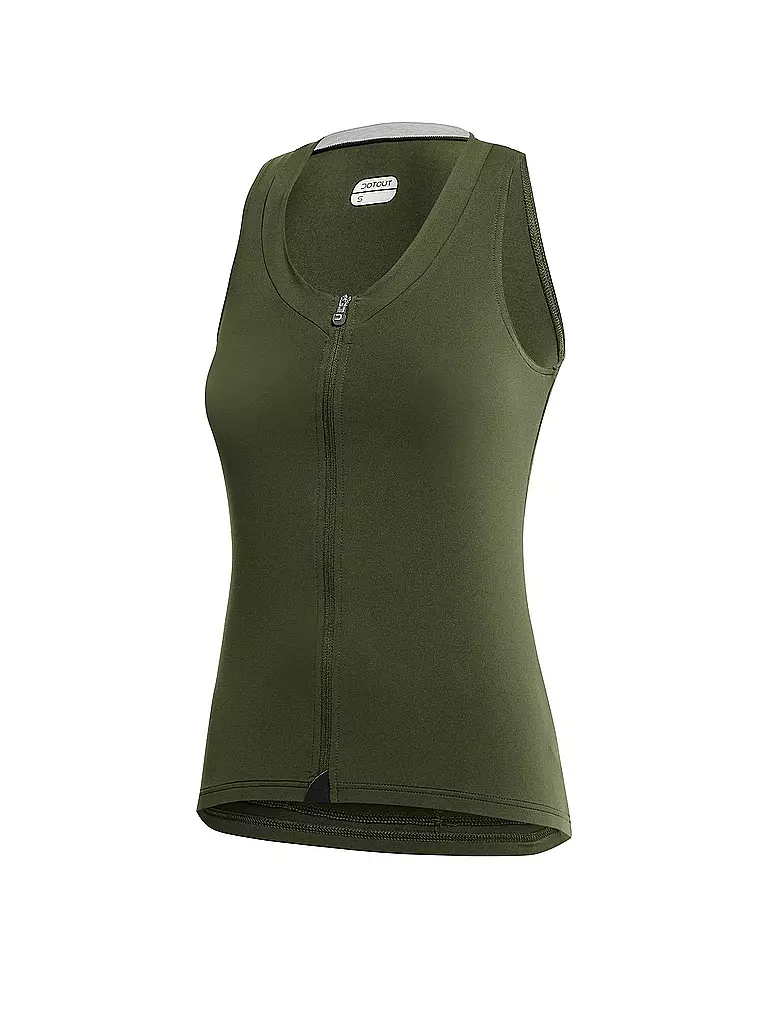 DOTOUT | Damen Rad Tanktop Crew | Olive