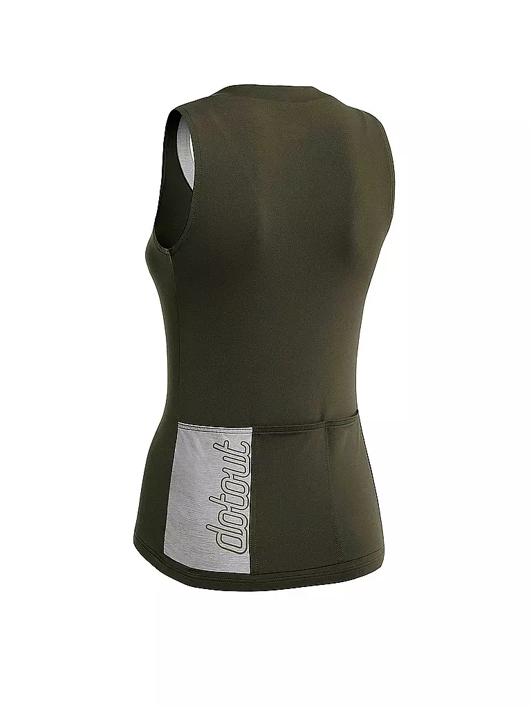 DOTOUT | Damen Rad Tanktop Crew | Olive