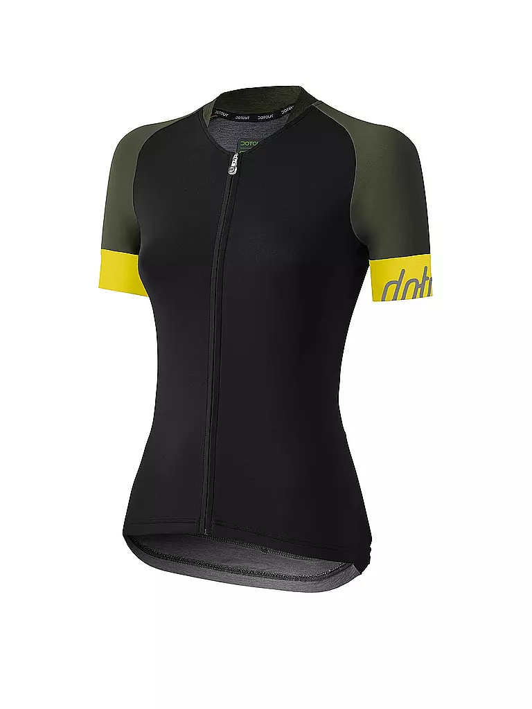 DOTOUT | Damen Radtrikot Crew | Noir