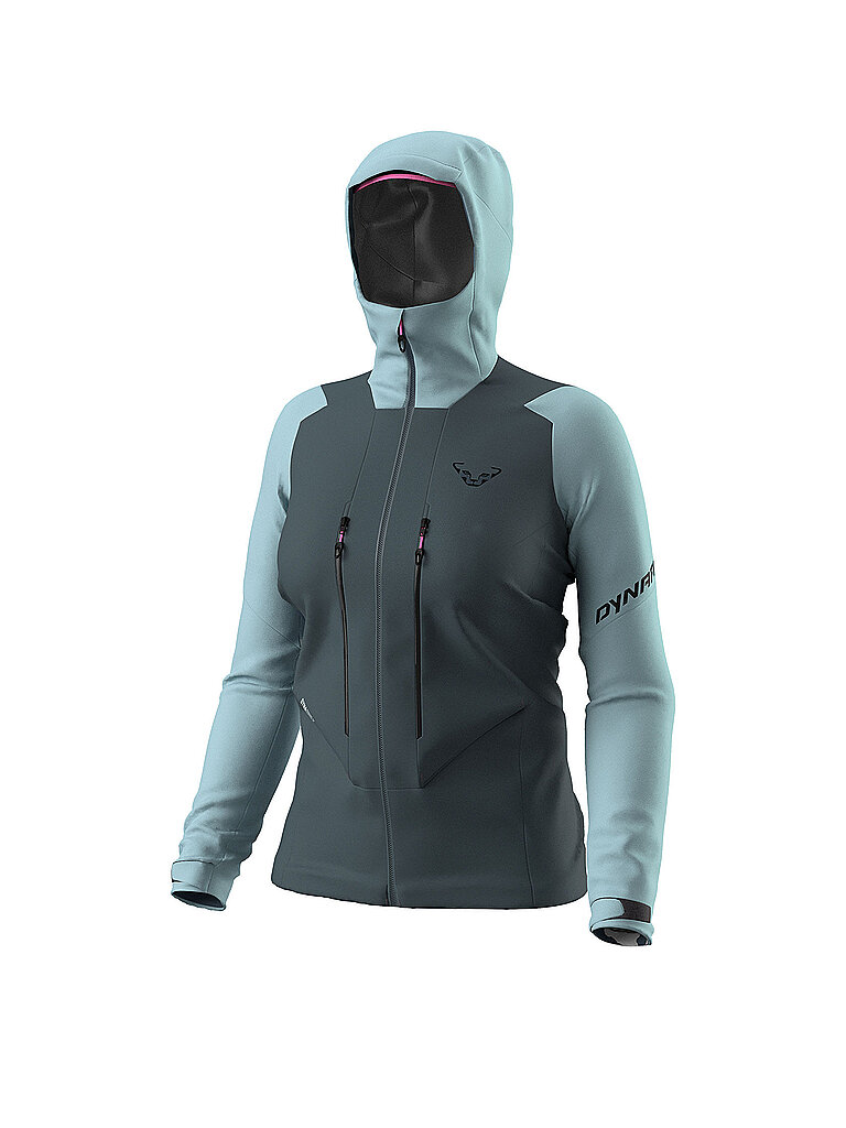 Veste de randonnée Blacklight 3L à capuche bleu clair XS