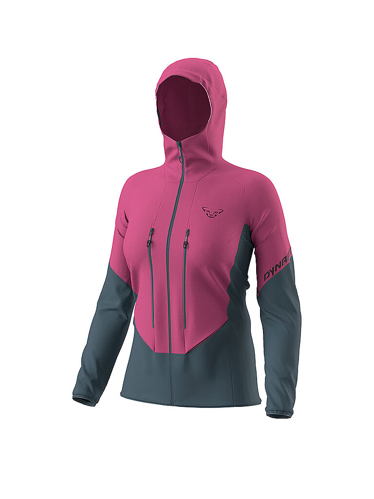 Veste softshell de randonnée Blacklight Hoodie rose L