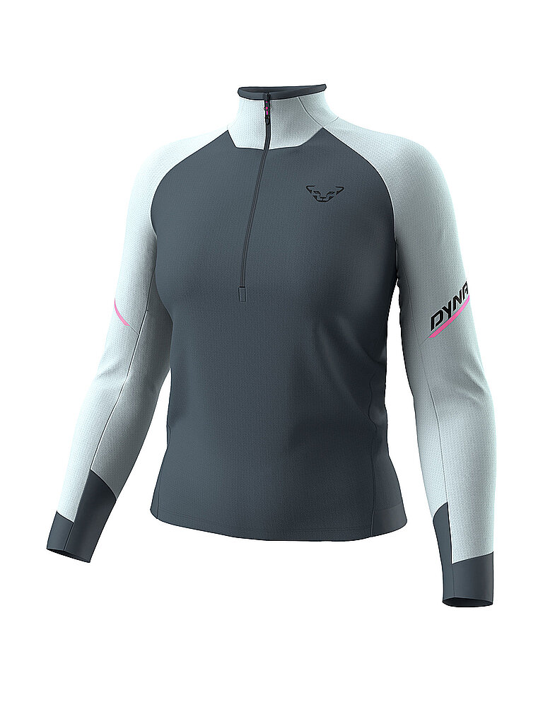 Zipshirt de randonnée Alpines bleu clair M
