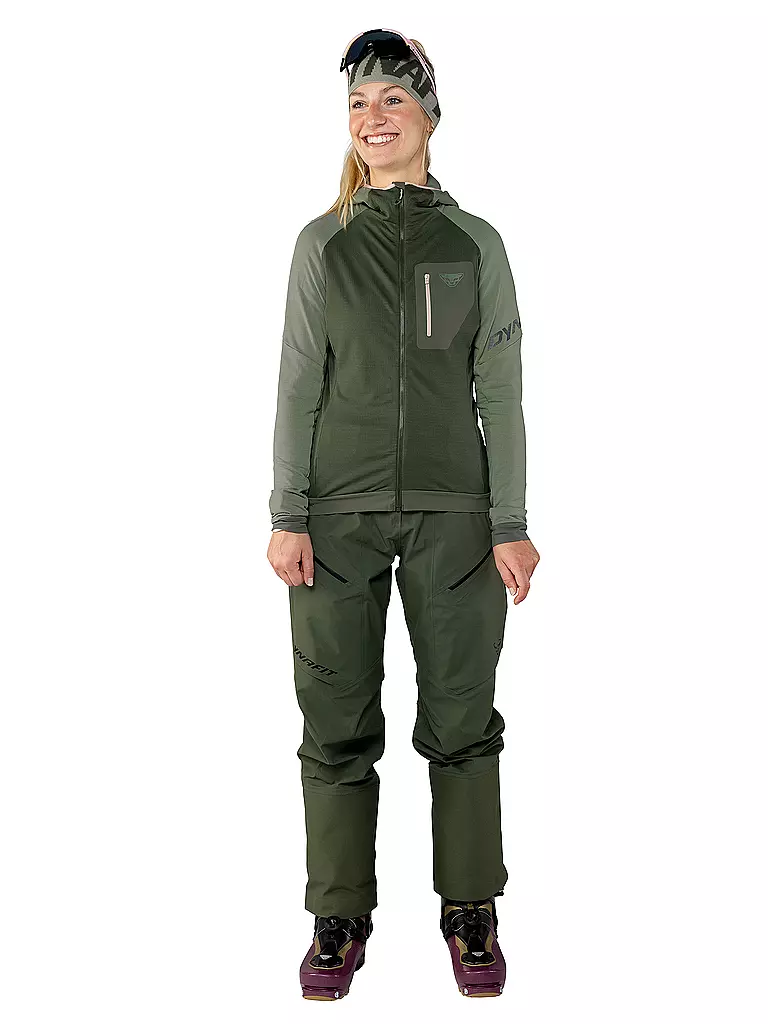 DYNAFIT | Damen Fleecejacke Radical Polartec® Hoodie | Olive