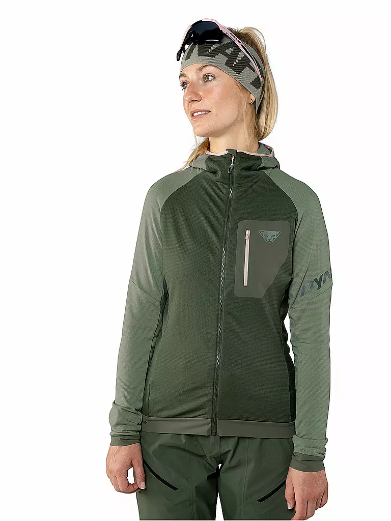 DYNAFIT | Damen Fleecejacke Radical Polartec® Hoodie | Olive