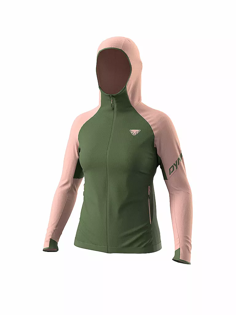 DYNAFIT | Damen Fleecejacke Transalper Polartec Hoodie | Rose