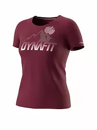 DYNAFIT | Damen Funktionsshirt Transalper Graphic | Rouge foncé