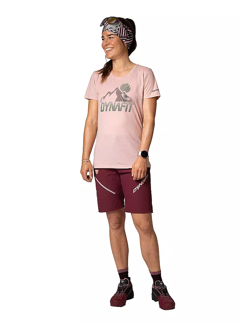 DYNAFIT | Damen Funktionsshirt Transalper Graphic | Rose