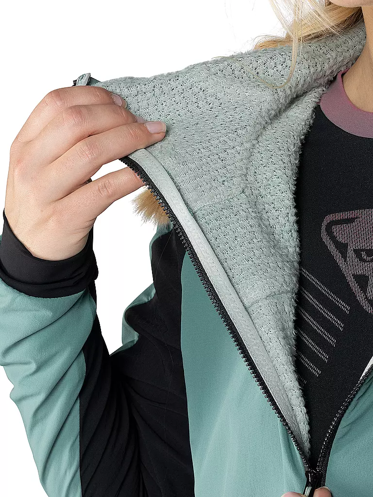 DYNAFIT | Damen Isojacke Tigard Alpha Direct Hoodie | Bleu clair