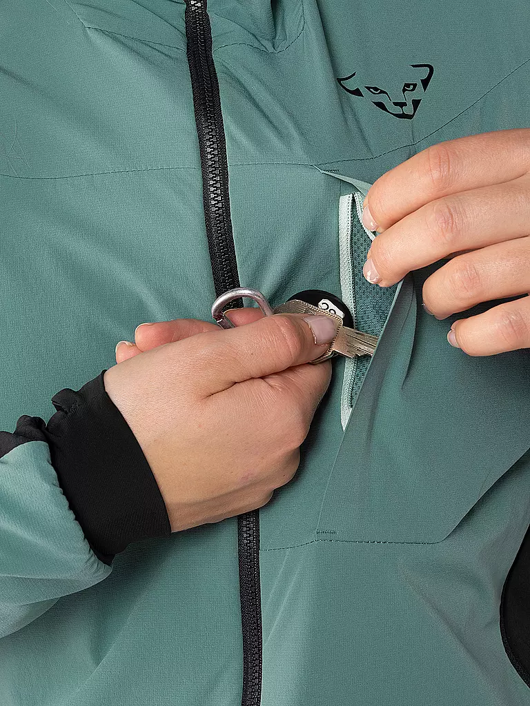 DYNAFIT | Damen Isojacke Tigard Alpha Direct Hoodie | Bleu clair