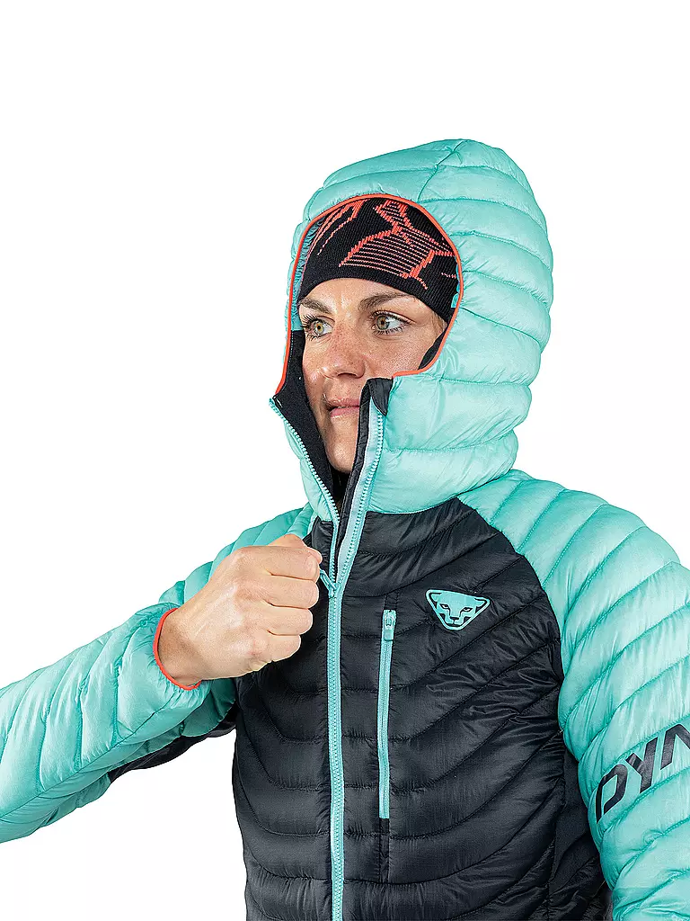 DYNAFIT | Damen Isolationsjacke Radical Down Hood | Turquoise