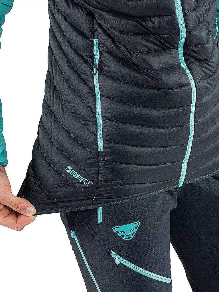 DYNAFIT | Damen Isolationsjacke Radical Down Hood | Turquoise