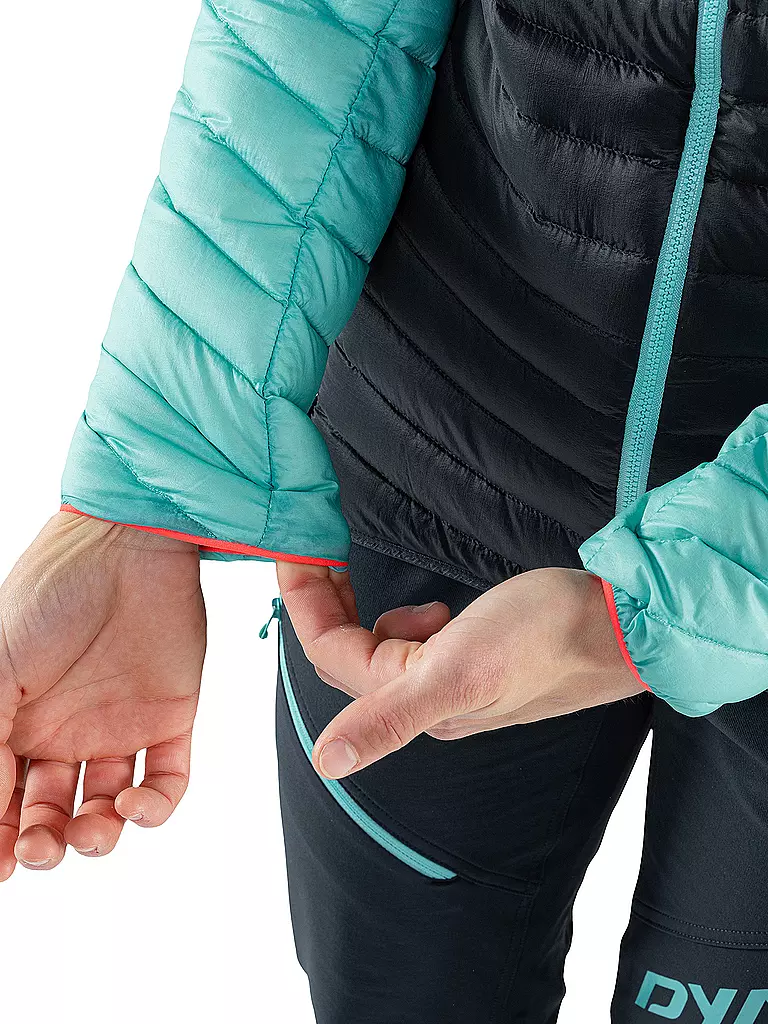 DYNAFIT | Damen Isolationsjacke Radical Down Hood | Turquoise