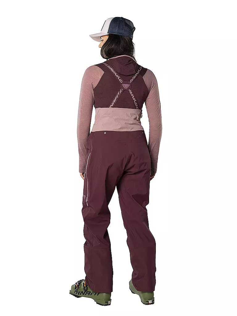 DYNAFIT | Damen Touren Softshellhose Tigard GORE-TEX | Rouge foncé