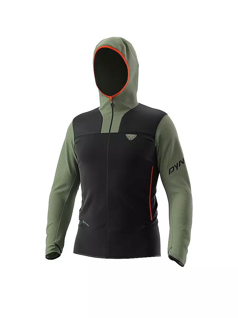 DYNAFIT | Herren Fleecejacke Traverse Polartec Hoodie | Olive