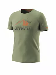 DYNAFIT | Herren Funktionsshirt Transalper Graphic | Olive