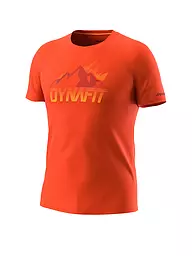 DYNAFIT | Herren Funktionsshirt Transalper Graphic | Orange