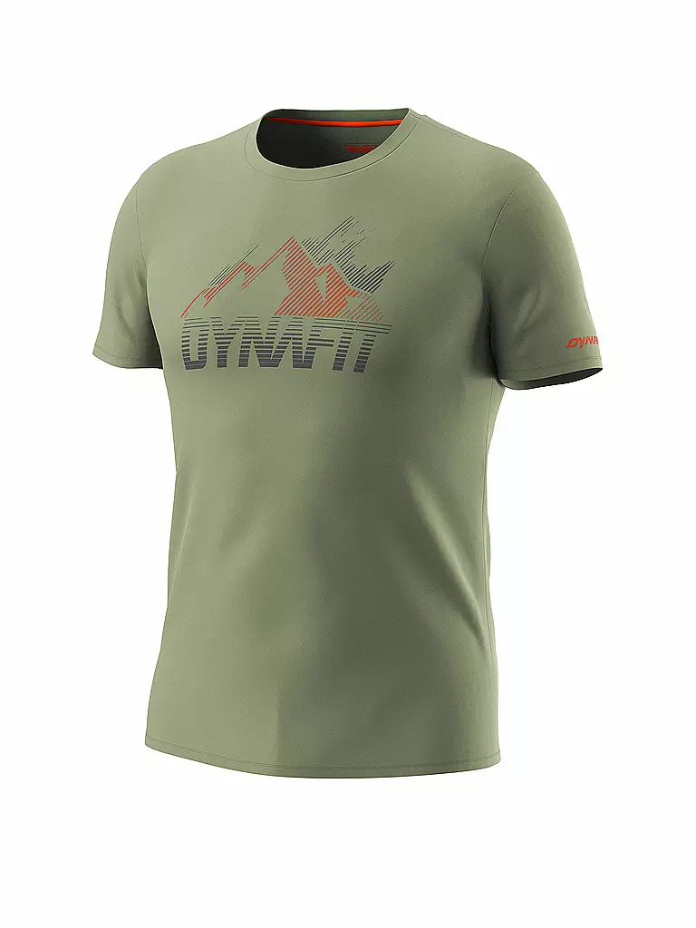 DYNAFIT | Herren Funktionsshirt Transalper Graphic | Olive
