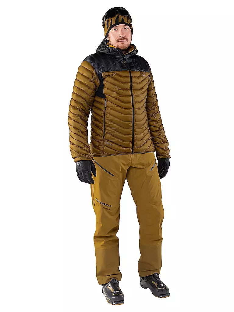 DYNAFIT | Herren Isojacke Ridge Ultralight Down Hoodie | Moutarde