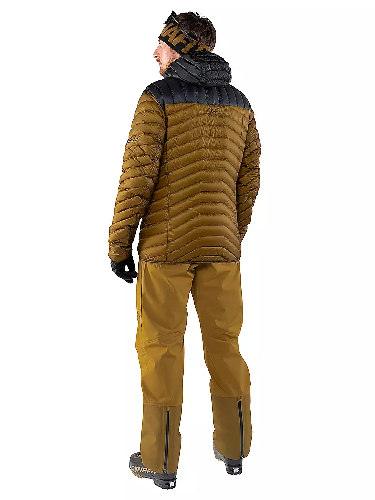 DYNAFIT | Herren Isojacke Ridge Ultralight Down Hoodie | Moutarde