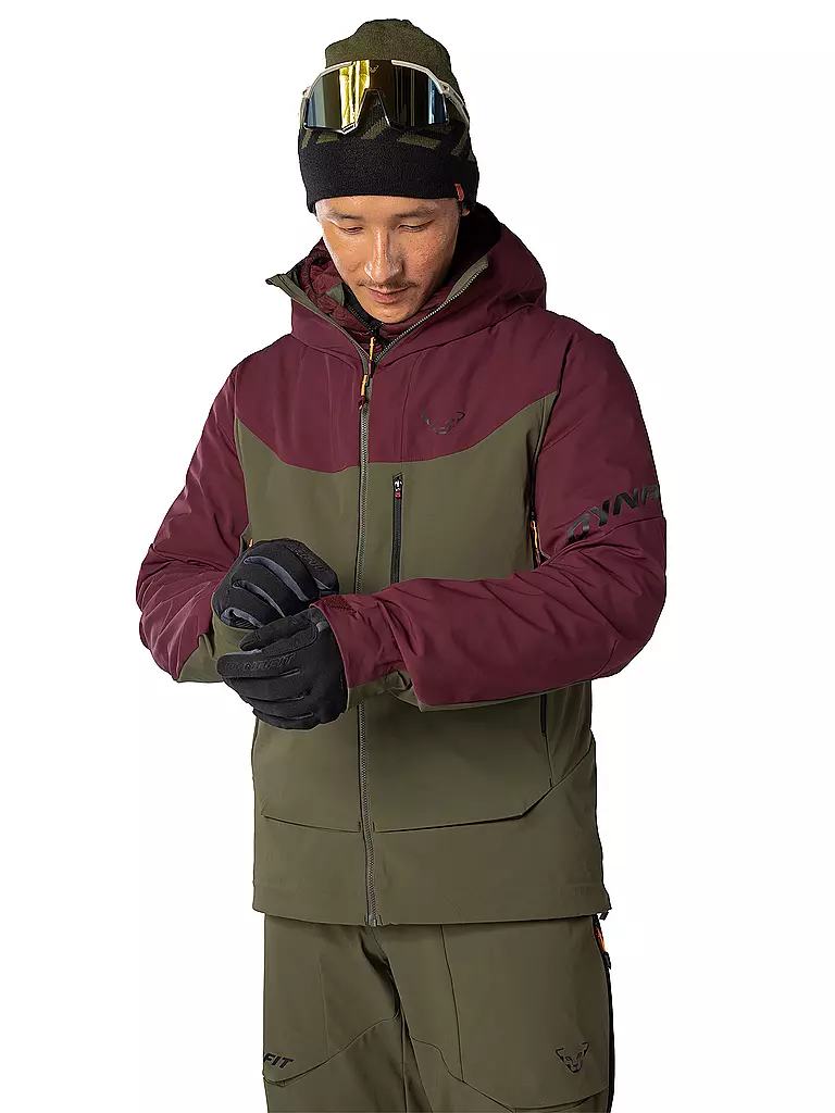 DYNAFIT | Herren Touren Softshelljacke Radical Hoodie | Rouge foncé