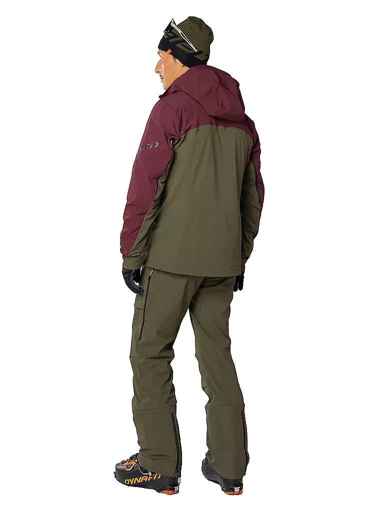 DYNAFIT | Herren Touren Softshelljacke Radical Hoodie | Rouge foncé