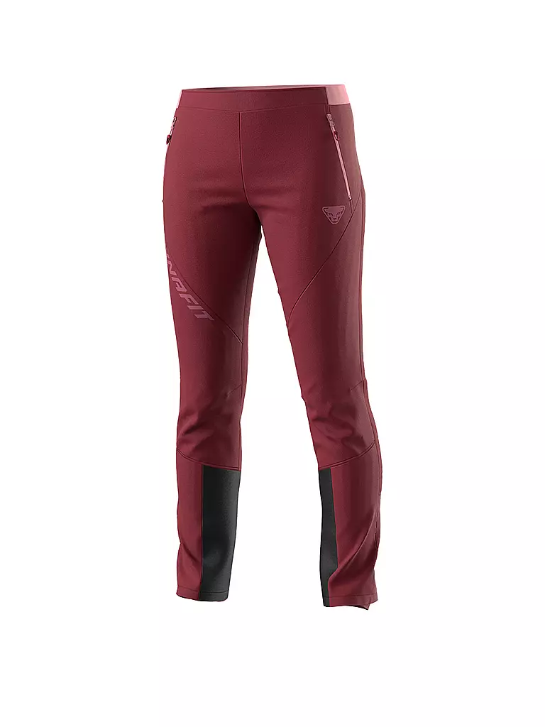 DYNAFIT | Pantalon de ski de randonnée femme Speed Dynastretch | Rouge foncé