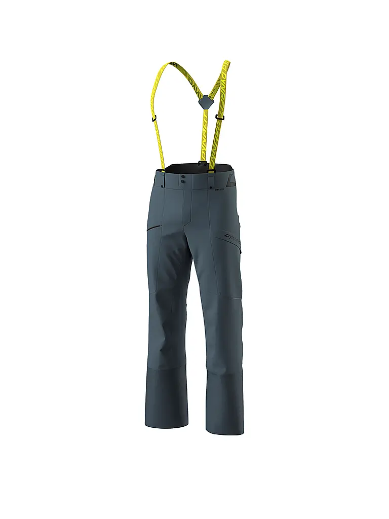 DYNAFIT | Pantalon de ski de randonnée homme Tigard 3L Stretch avec bretelles | Pétrole