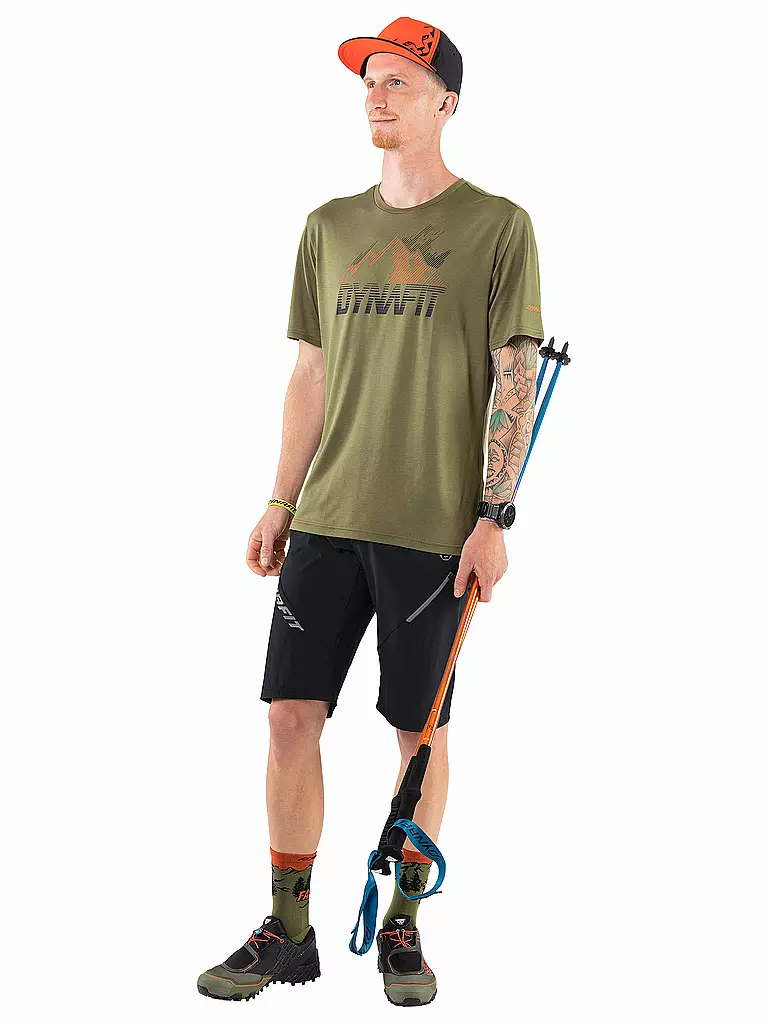 DYNAFIT | Short de randonnée hybride Transalper pour hommes | Noir