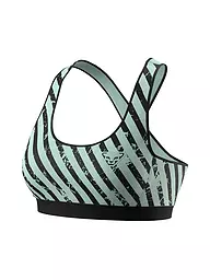DYNAFIT | Soutien-gorge de sport graphique pour femmes | Vert clair