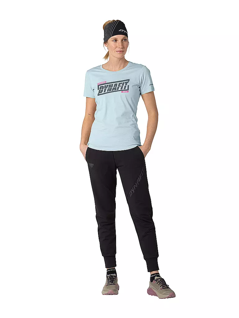 DYNAFIT | T-shirt de randonnée graphique pour femme | Bleu clair