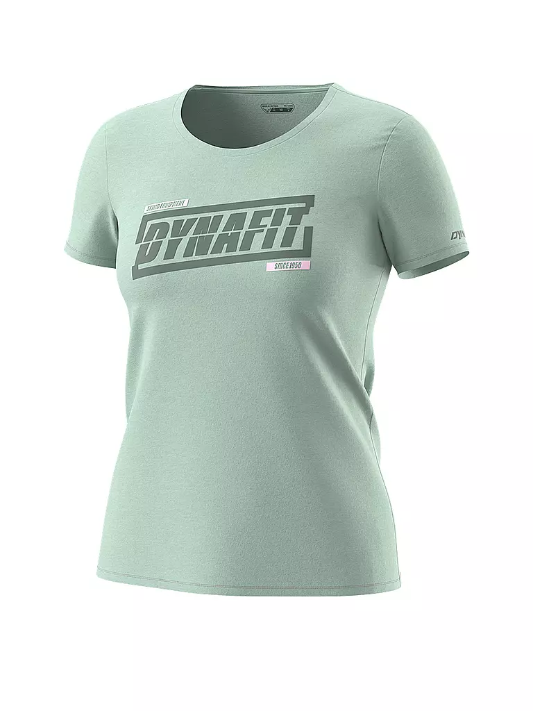 DYNAFIT | T-shirt de randonnée graphique pour femmes | Vert clair