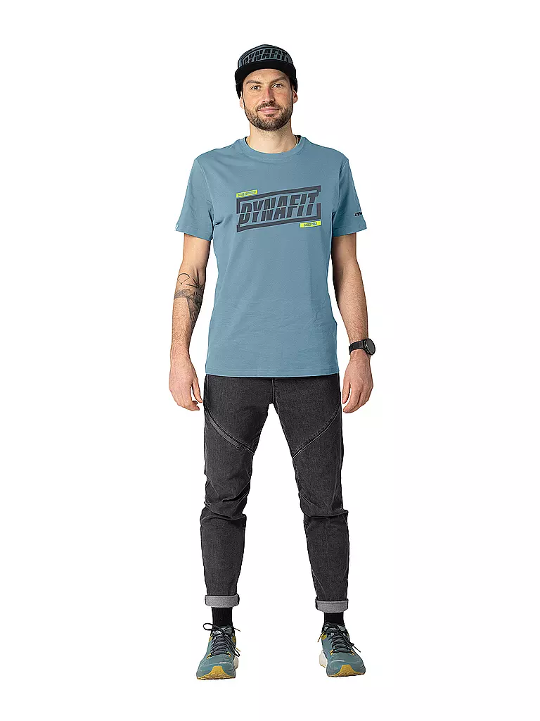 DYNAFIT | T-shirt de randonnée graphique pour homme | Pétrole