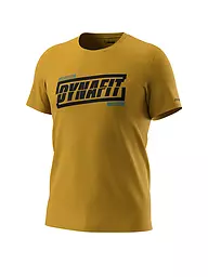 DYNAFIT | T-shirt de randonnée graphique pour hommes | Moutarde