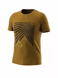 DYNAFIT | T-shirt de sport homme Transalper Graphic | Moutarde