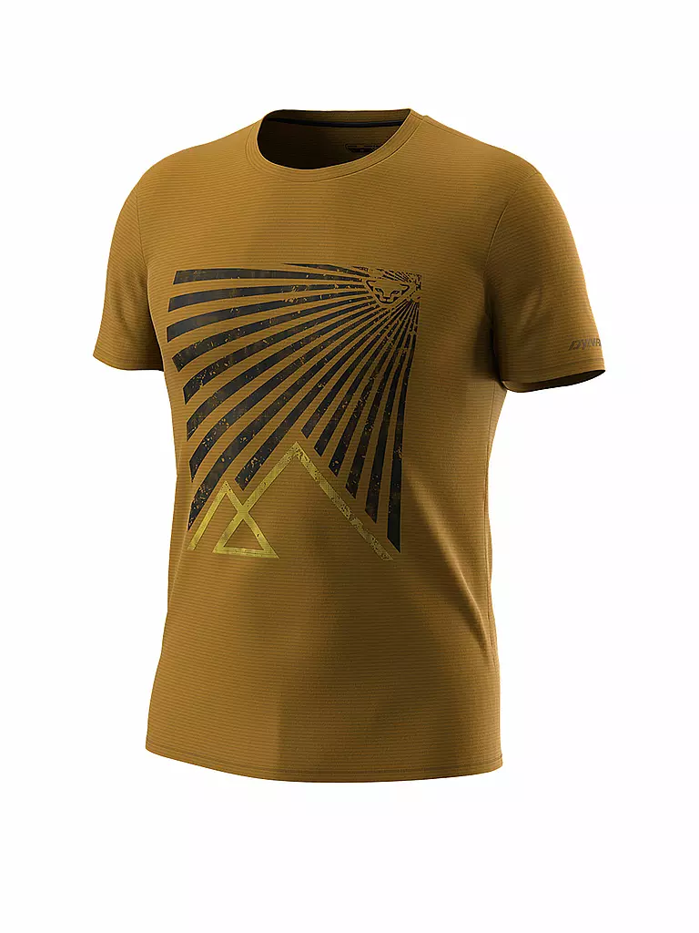 DYNAFIT | T-shirt de sport homme Transalper Graphic | Moutarde