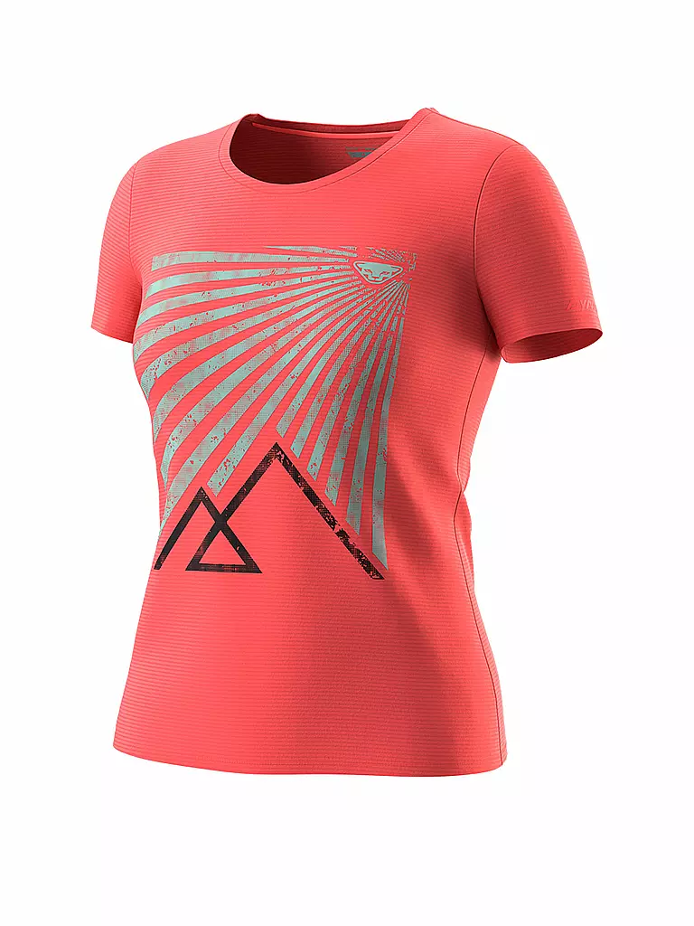 DYNAFIT | T-shirt de sport pour femme Transalper Graphic | Corail