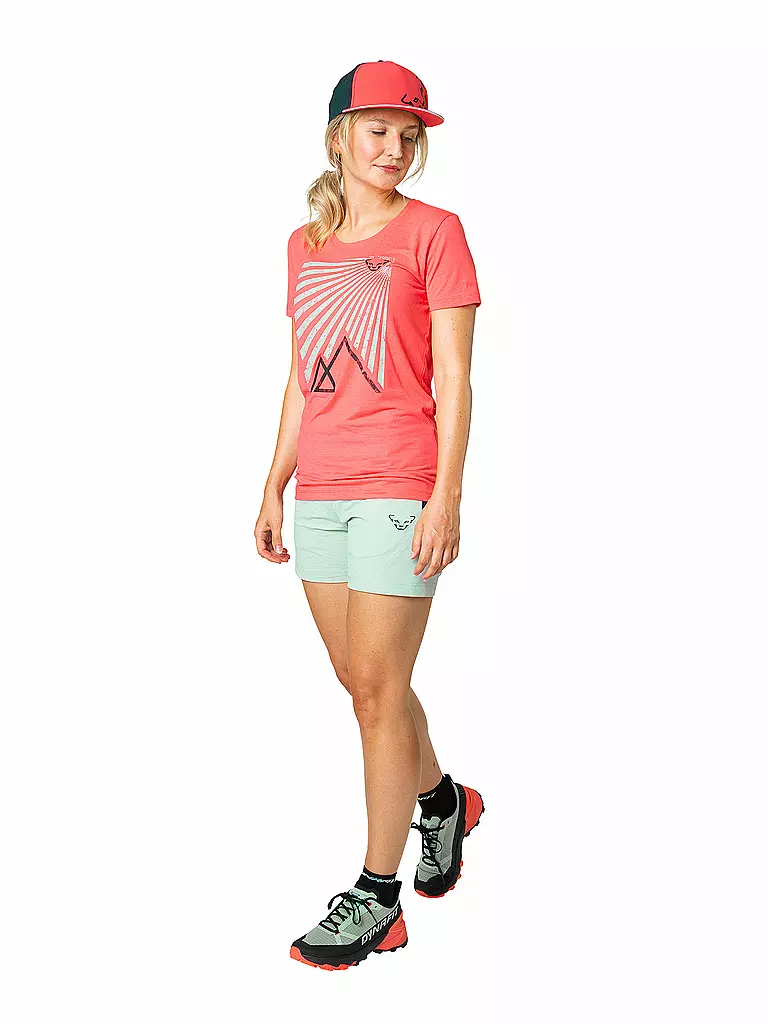 DYNAFIT | T-shirt de sport pour femme Transalper Graphic | Corail