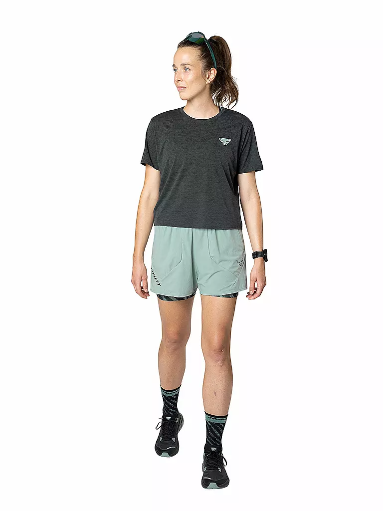 DYNAFIT | T-shirt de trail fonctionnel pour femmes | Noir