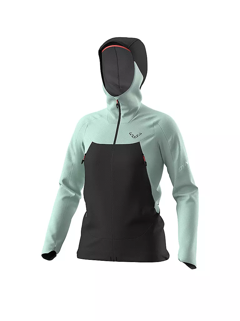 DYNAFIT | Veste de randonnée femme Transalper 3L à capuche | Vert clair