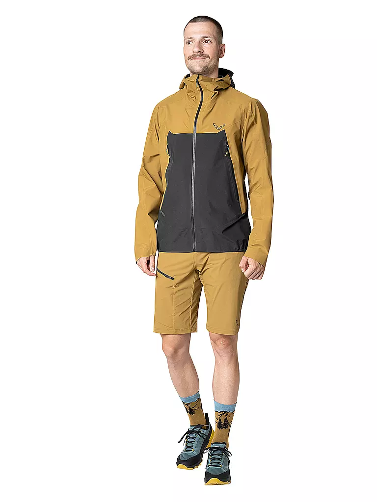 DYNAFIT | Veste de randonnée homme Transalper GTX à capuche | Moutarde