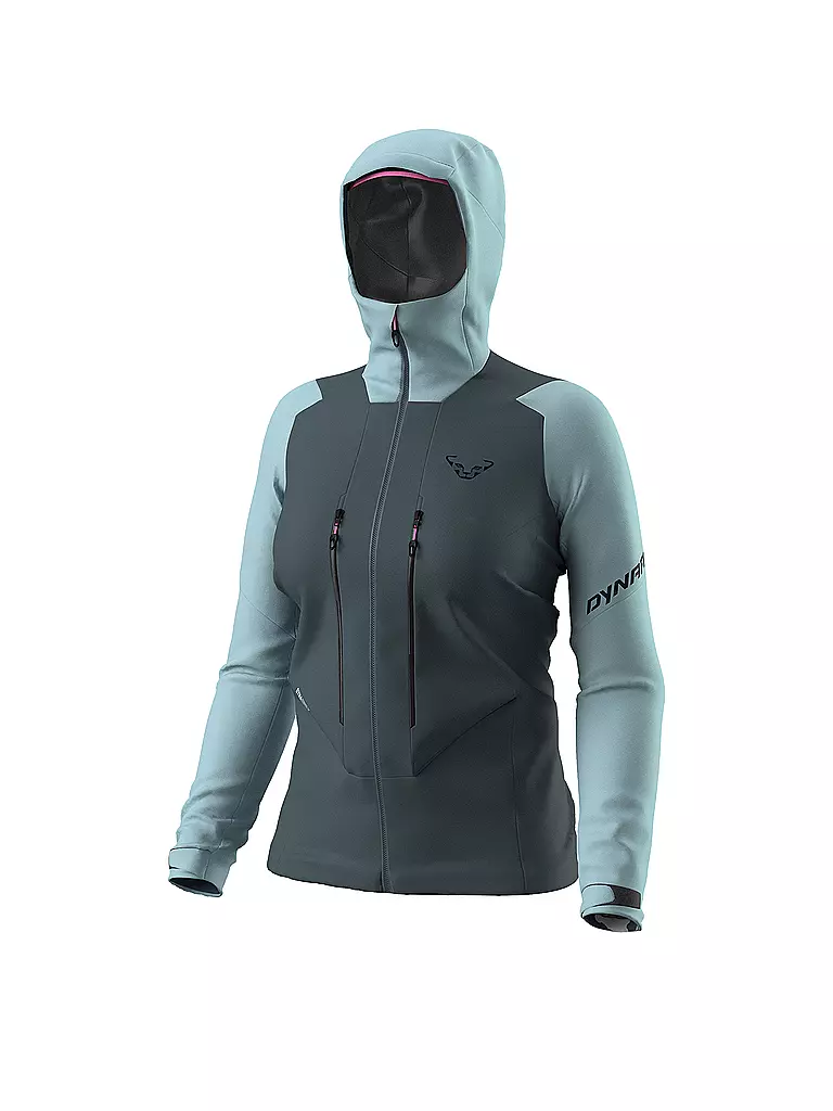 DYNAFIT | Veste de randonnée pour femme Blacklight 3L à capuche | Bleu clair
