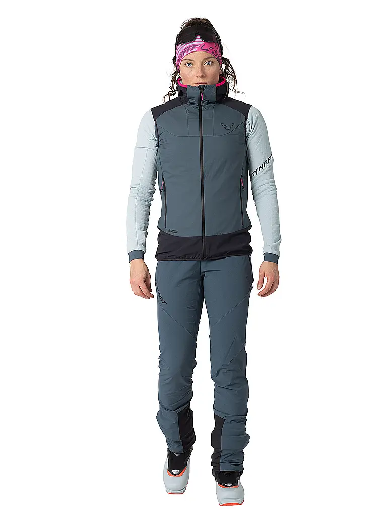 DYNAFIT | Veste de randonnée pour femme Mezzalama Polartec® Alpha® | Gris